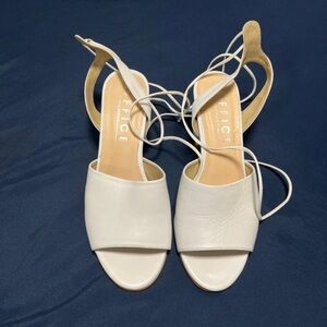 Offi Women's White Strappy Heels